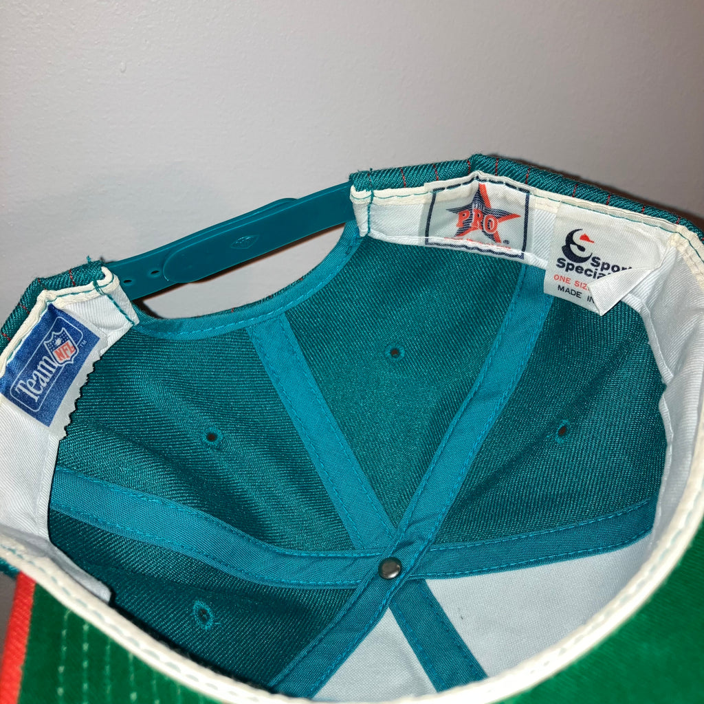 Miami Dolphins The Pro Sports Specialties Pinstripe Aqua Snapback Hat