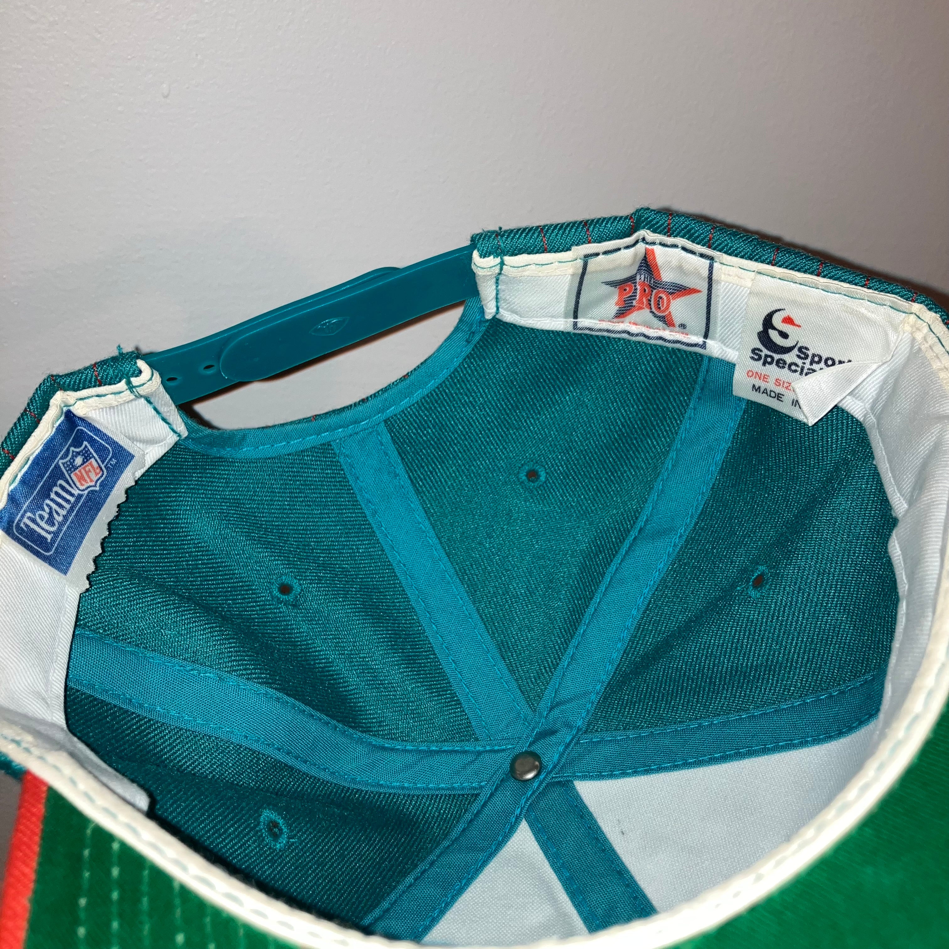 Miami Dolphins The Pro Sports Specialties Pinstripe Aqua Snapback Hat