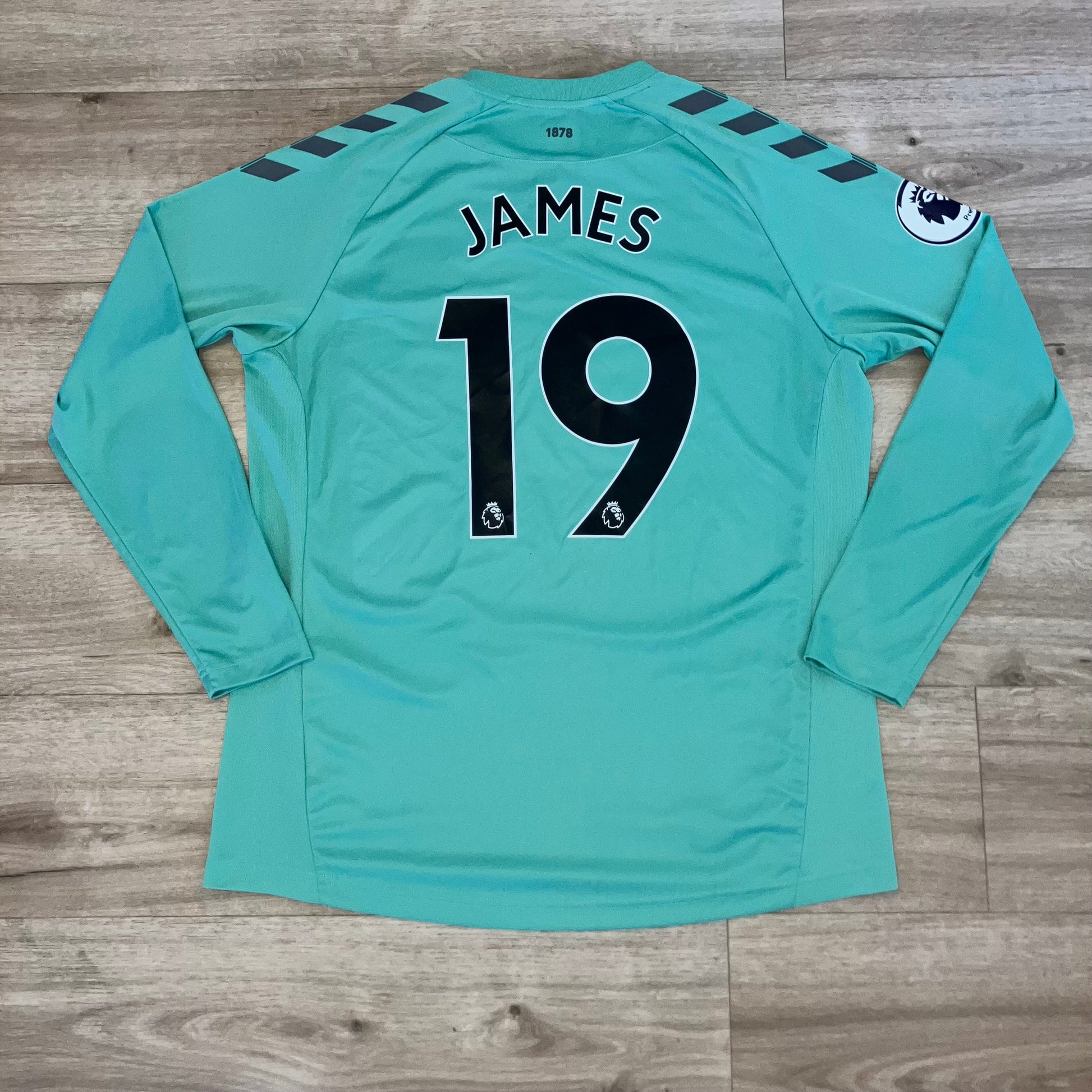 James Rodriguez 2020/21 Everton FC Alternate LS Hummel Green Jersey XL