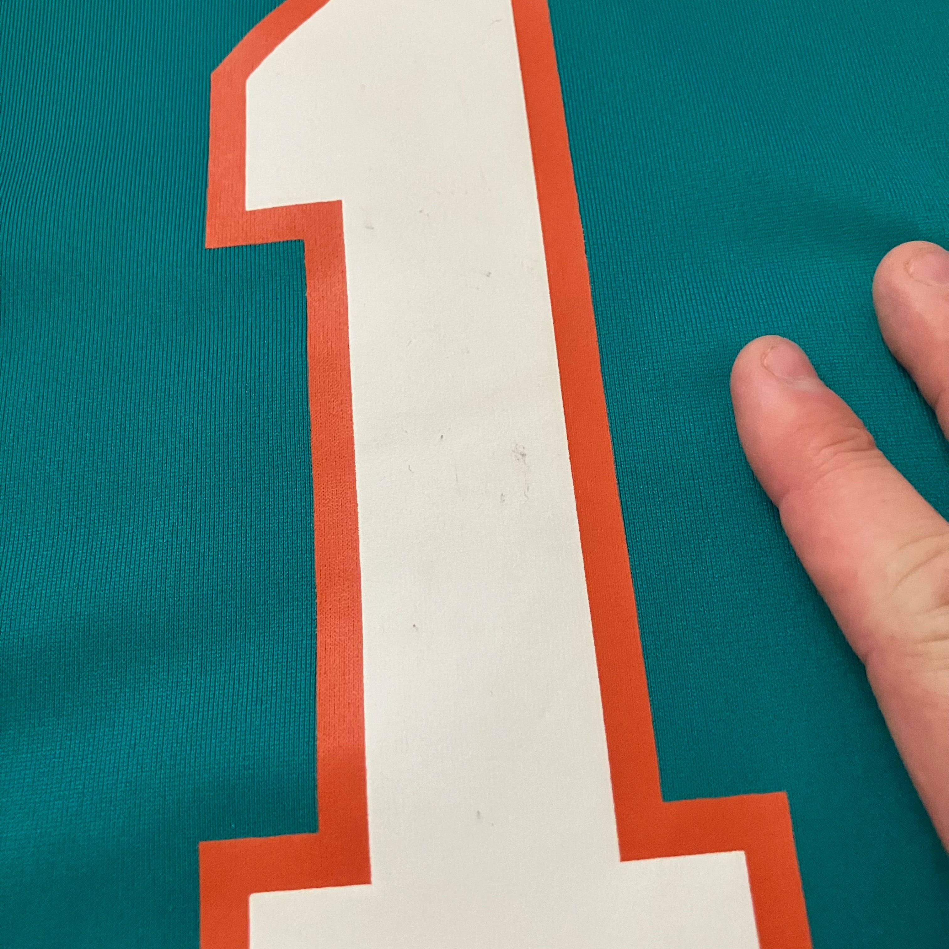 Tua Tagovailoa Miami Dolphins Aqua Throwback Nike Jersey Large