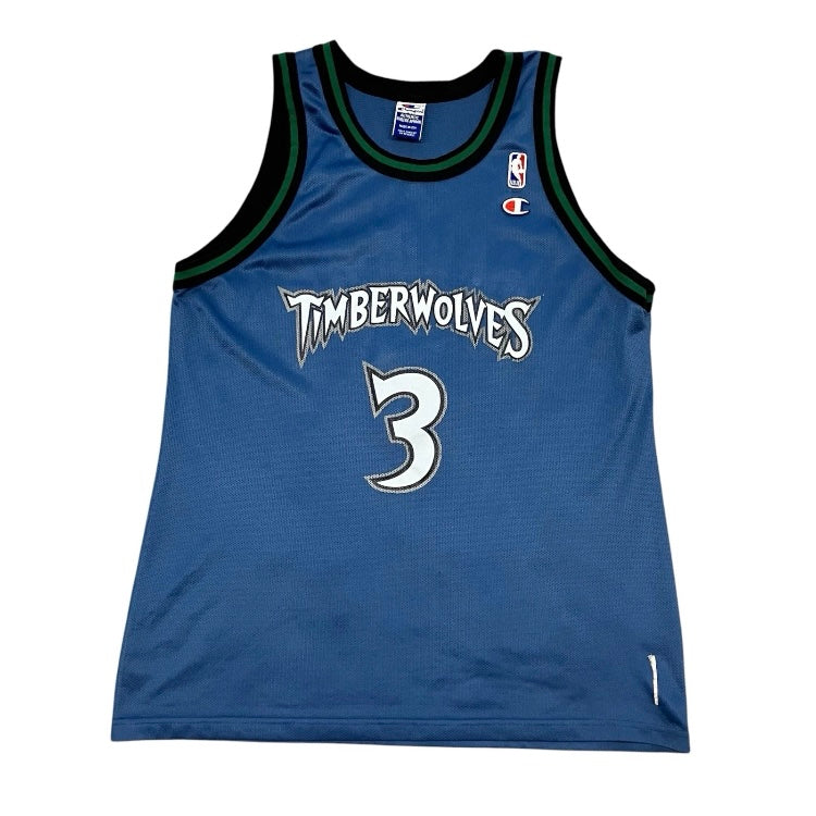 Stephon Marbury Minnesota Timberwolves Blue Champion Medium