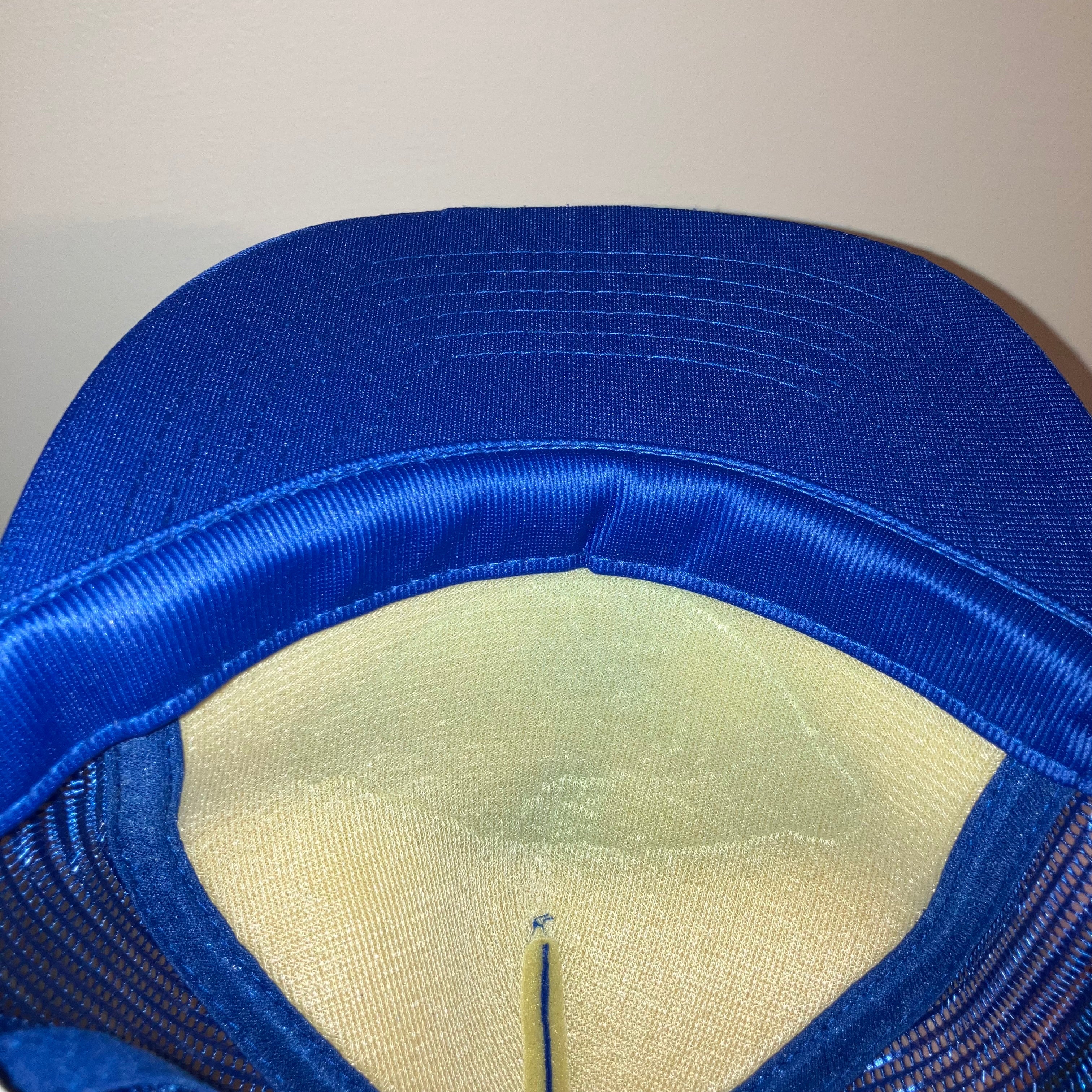 New York Giants Drew Pearson Blue Trucker Rope Snapback Hat VTG