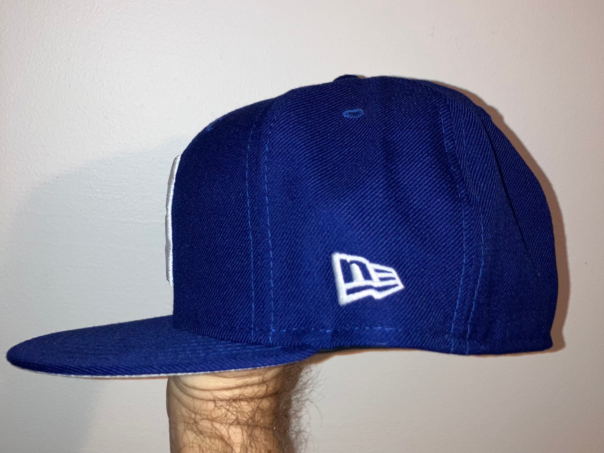 Brooklyn Dodgers Wool New Era 59/50 Cooperstown Blue Fitted Hat 7 3/8