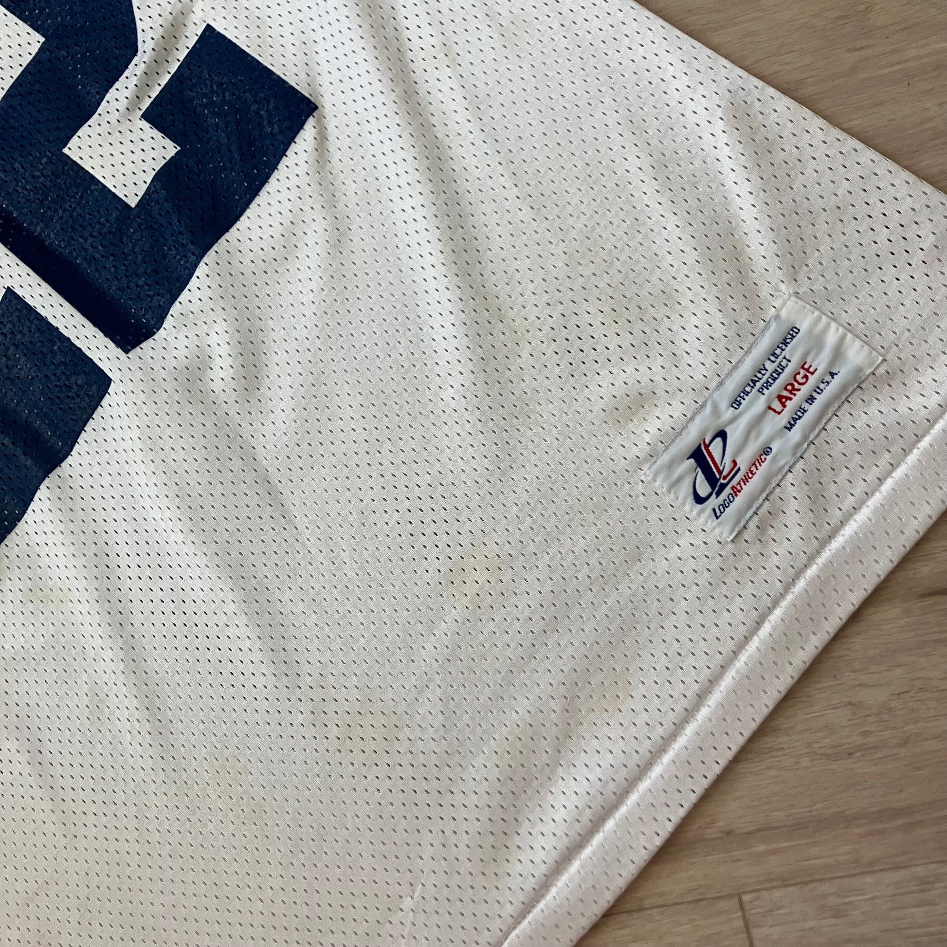 Emmitt Smith Kids Dallas Cowboys White Logo Jersey Large