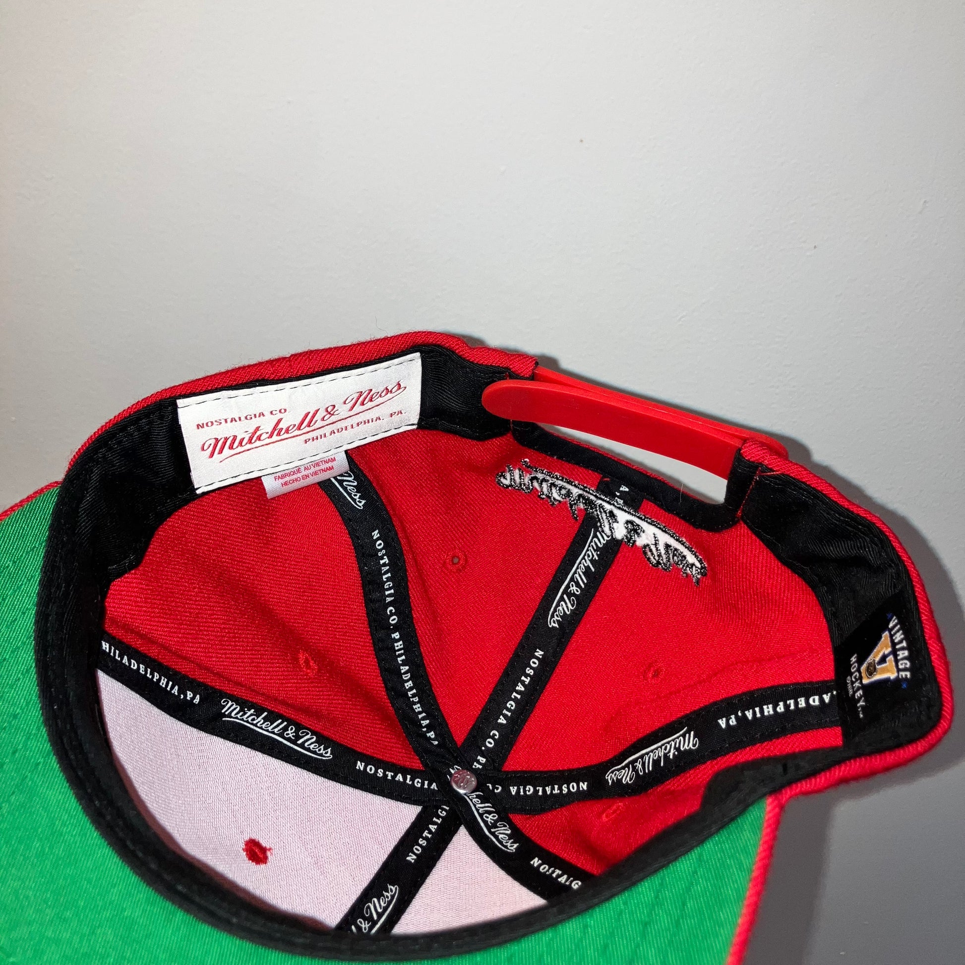 1957 Chicago Blackhawks Red Mitchell & Ness Snapback Hat