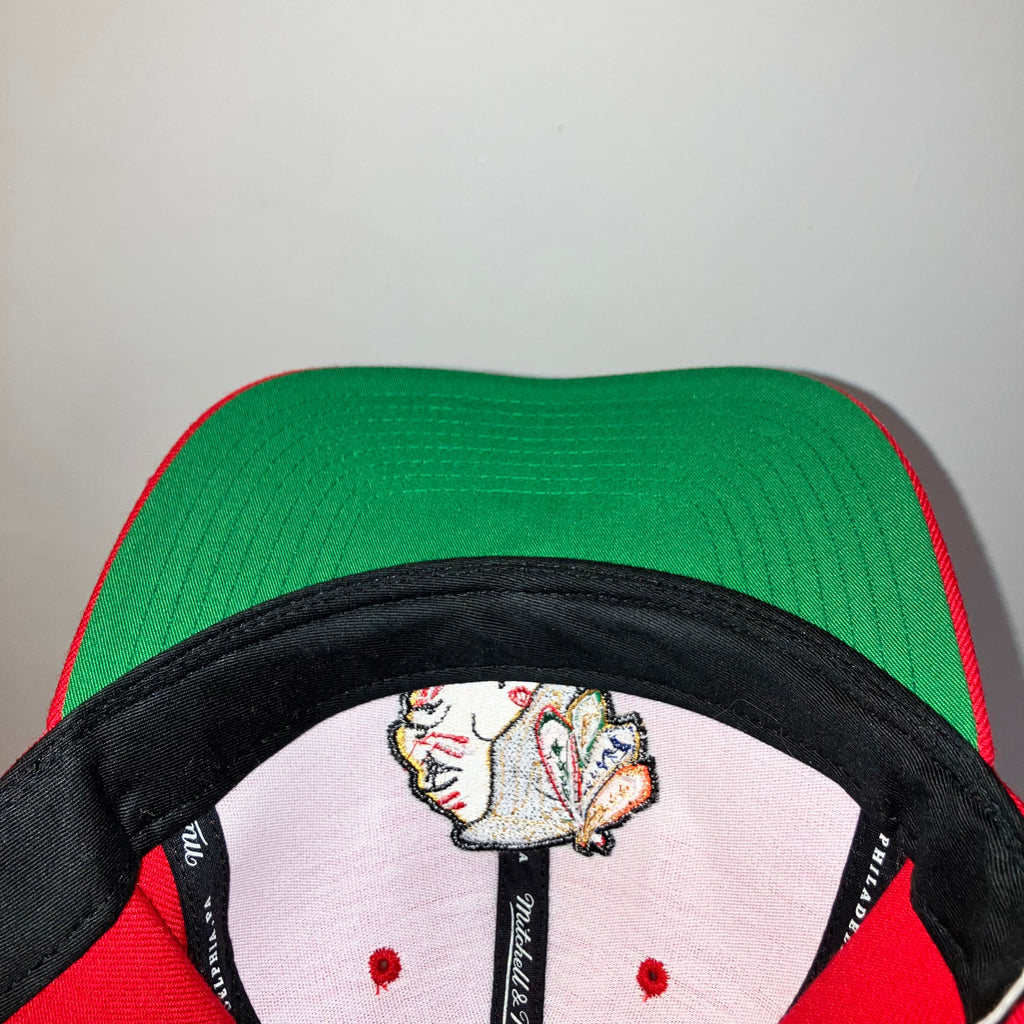 1957 Chicago Blackhawks Red Mitchell & Ness Snapback Hat