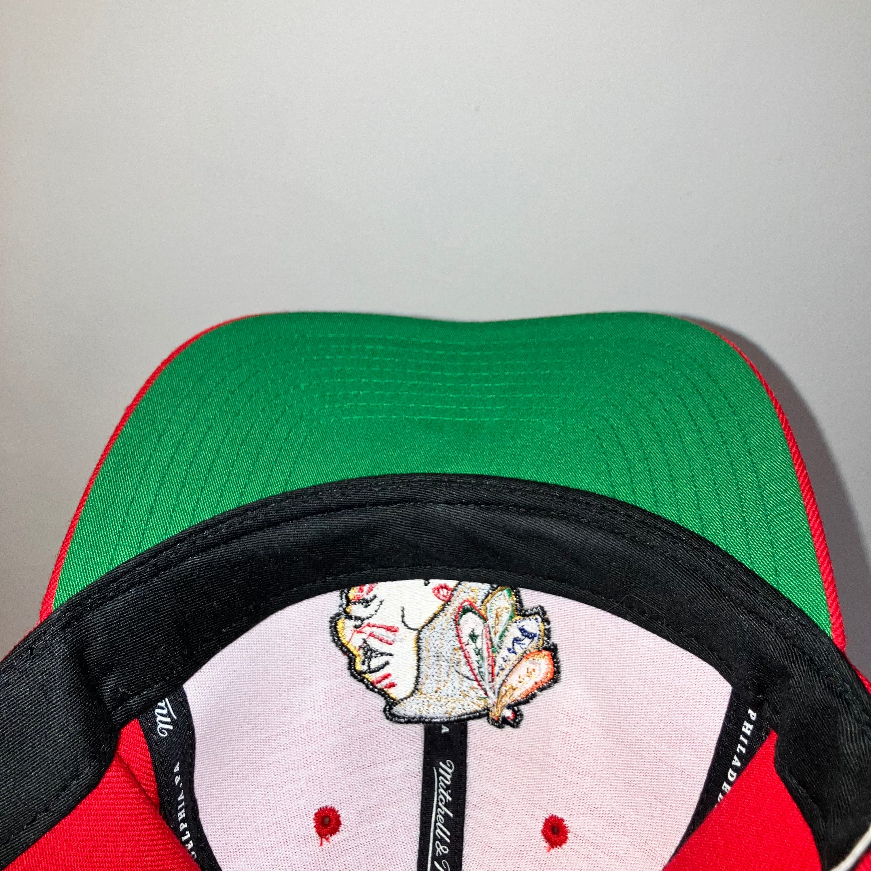 1957 Chicago Blackhawks Red Mitchell & Ness Snapback Hat