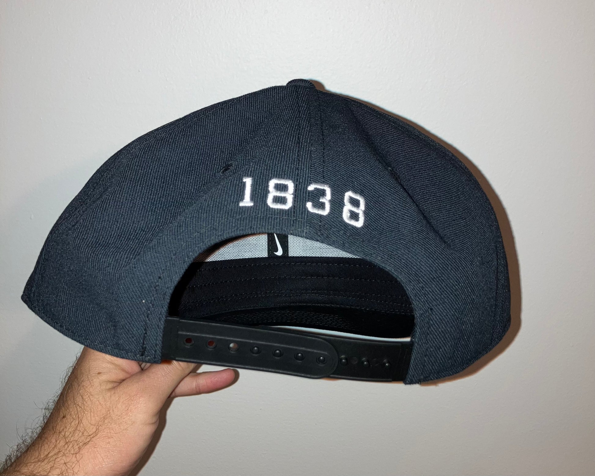 Duke Blue Devils Black Nike Snapback Hat 1838