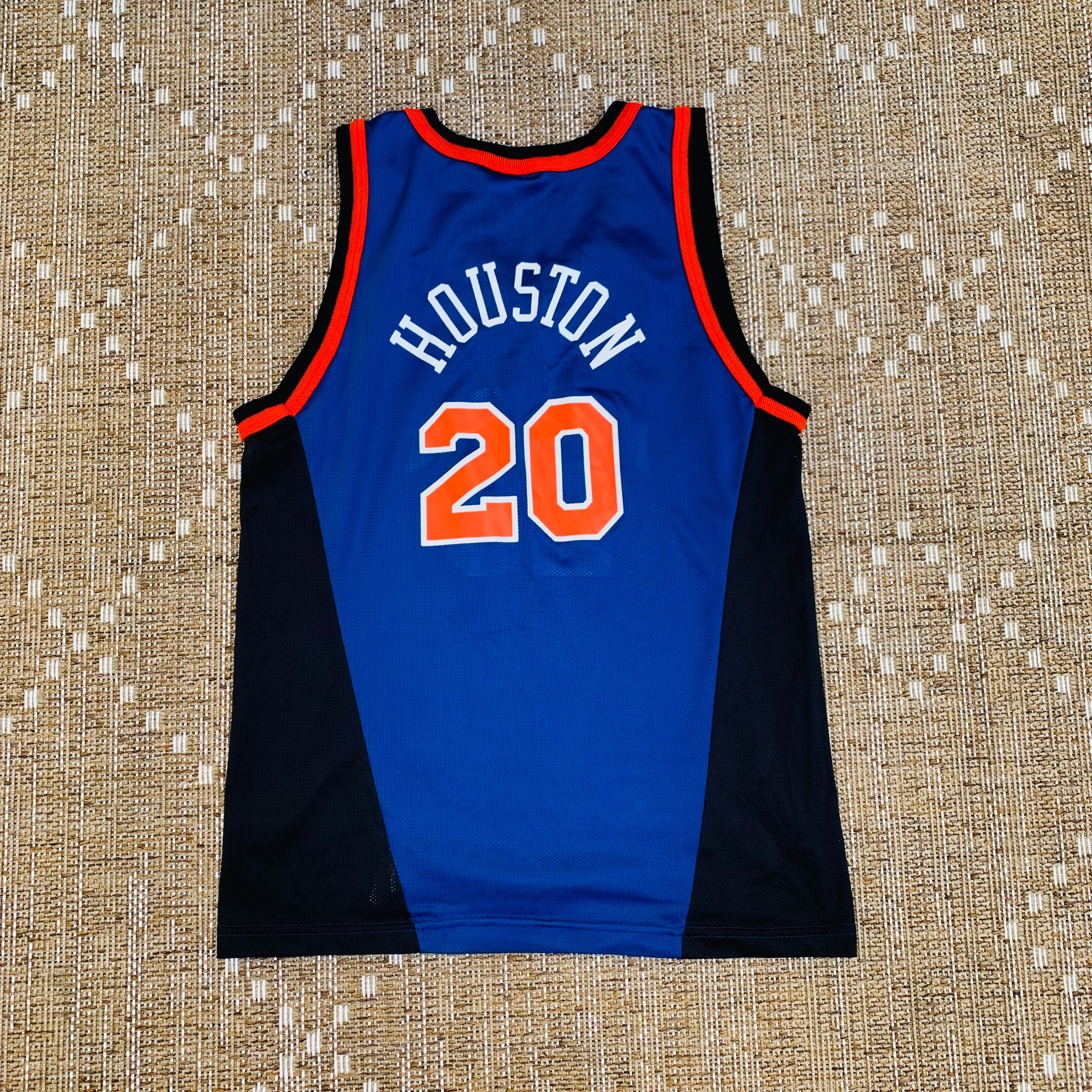 Allen Houston Kids New York Knicks Blue Champion Jersey Large