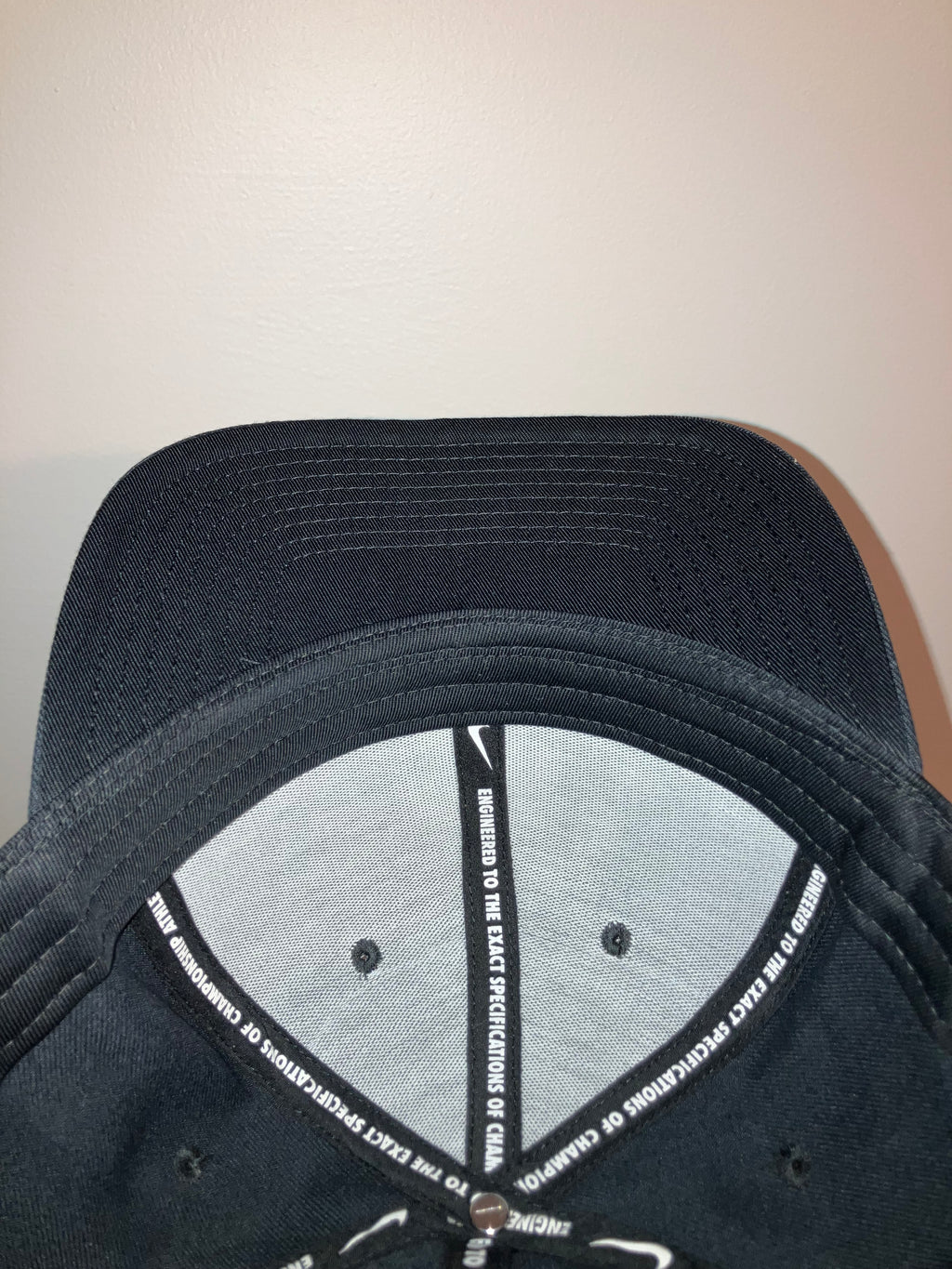 Duke Blue Devils Black Nike Snapback Hat 1838