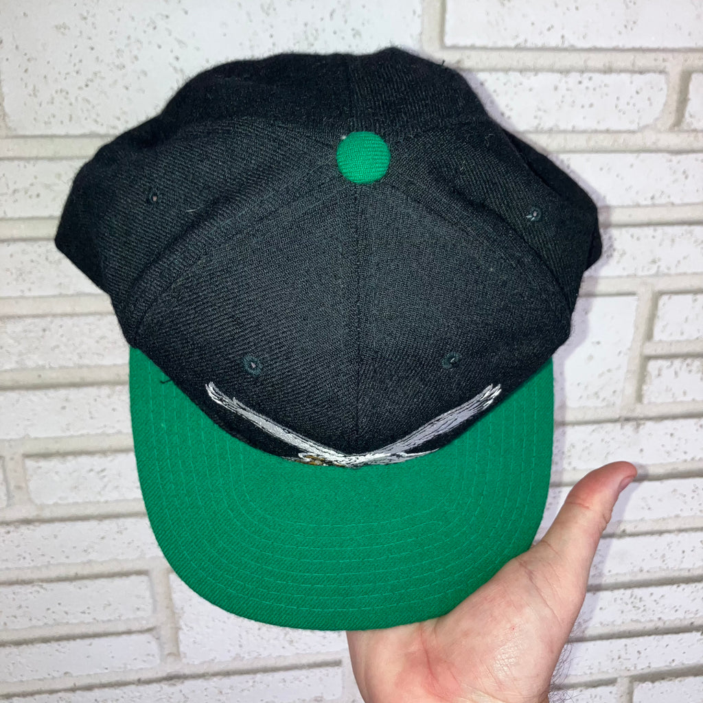 Philadelphia Eagles Black Wool Starter Logo Snapback Hat