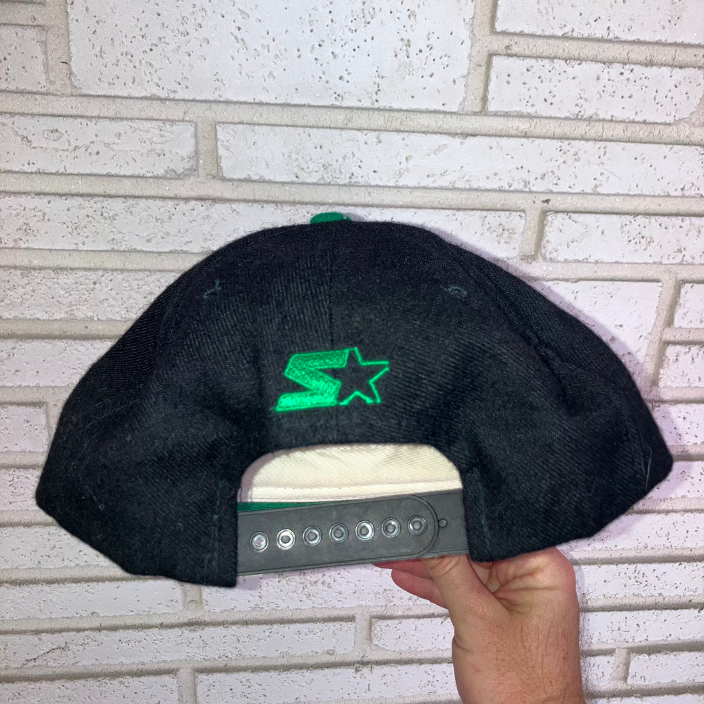 Philadelphia Eagles Black Wool Starter Logo Snapback Hat