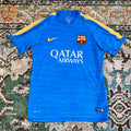 FC Barcelona 2015/16 Blue Nike Trainer Jersey Medium