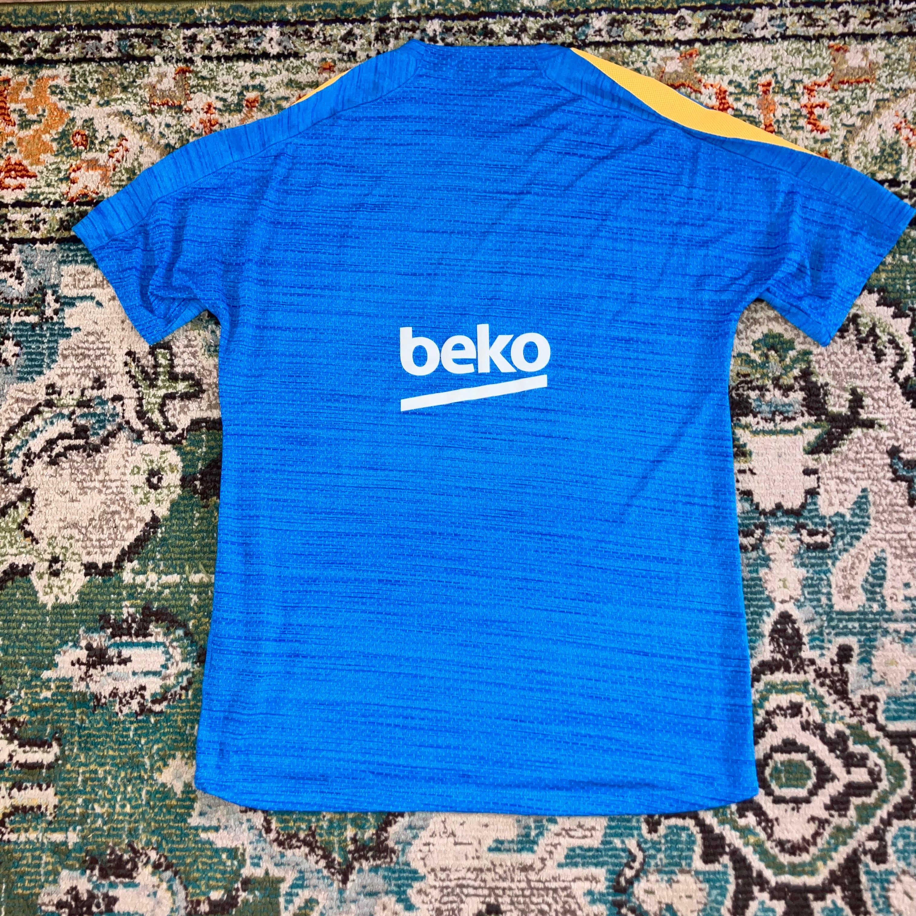 FC Barcelona 2015/16 Blue Nike Trainer Jersey Medium