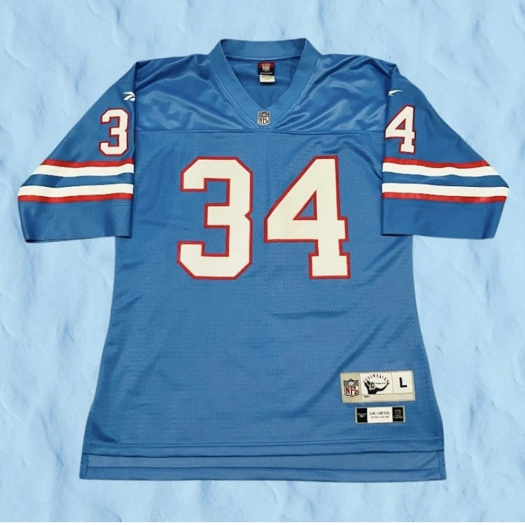 Earl Campbell 1980 Houston Oilers Throwback Reebok Large