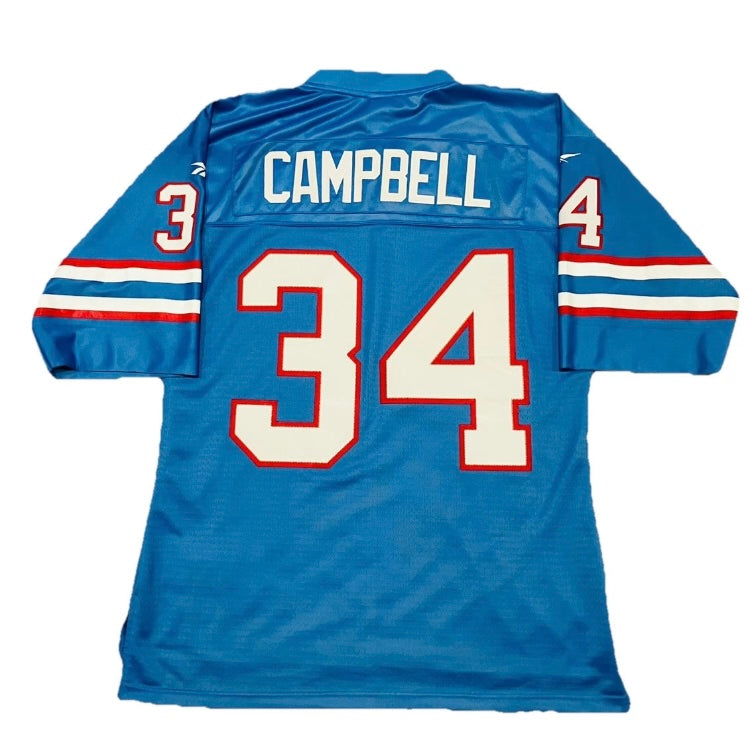 Earl Campbell 1980 Houston Oilers Throwback Reebok Large
