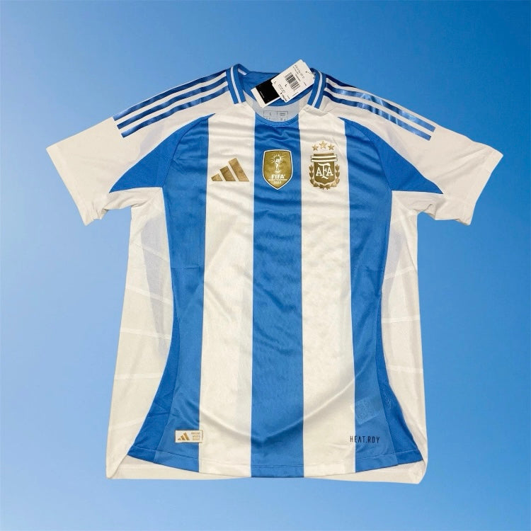 Argentina 2024 NWT Home Blue Stripe adidas IP8388 Jersey Large World Cup