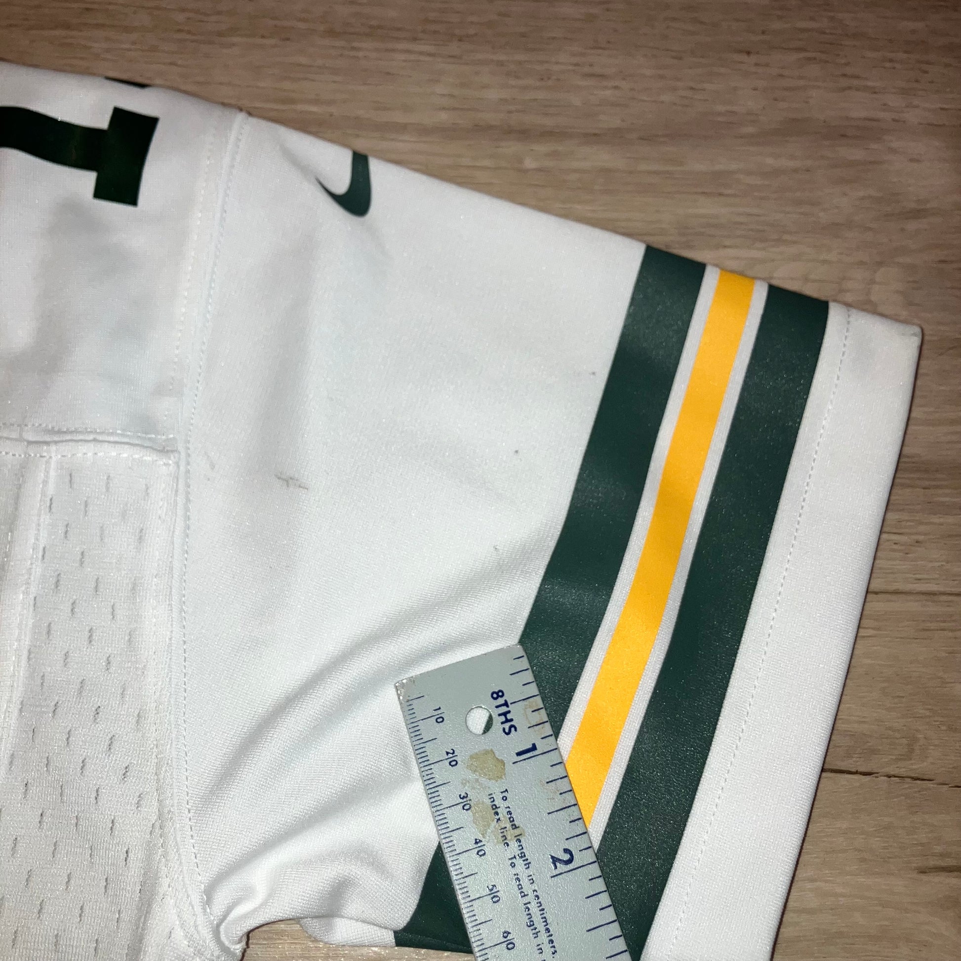 KIds Bart Starr Green Packers White Nike Jersey Medium