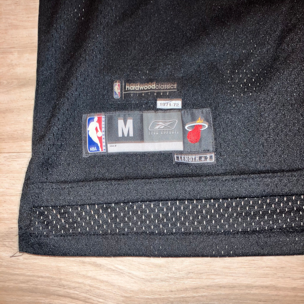 Dwyane Wade 1971/72 HWC Miami Floridians Black Reebok Jersey Medium