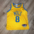 Kobe Bryant Boys 1949 Lakers Reebok DFunkd Yellow Reebok Jersey Medium
