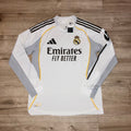 Real Madrid NWT 2025/26 Authentic Long Sleeve adidas Home Jersey Medium