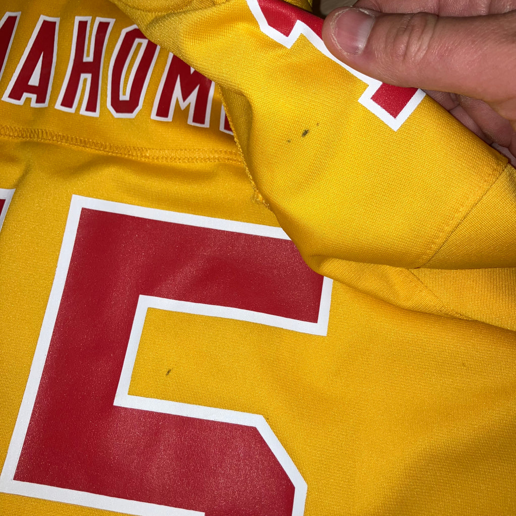 Patrick Mahomes Kids Kansas City Chiefs Yellow Nike Jersey Large