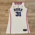 Duke Blue Devils #31 Women Pink Awareness Nike Jersey 46