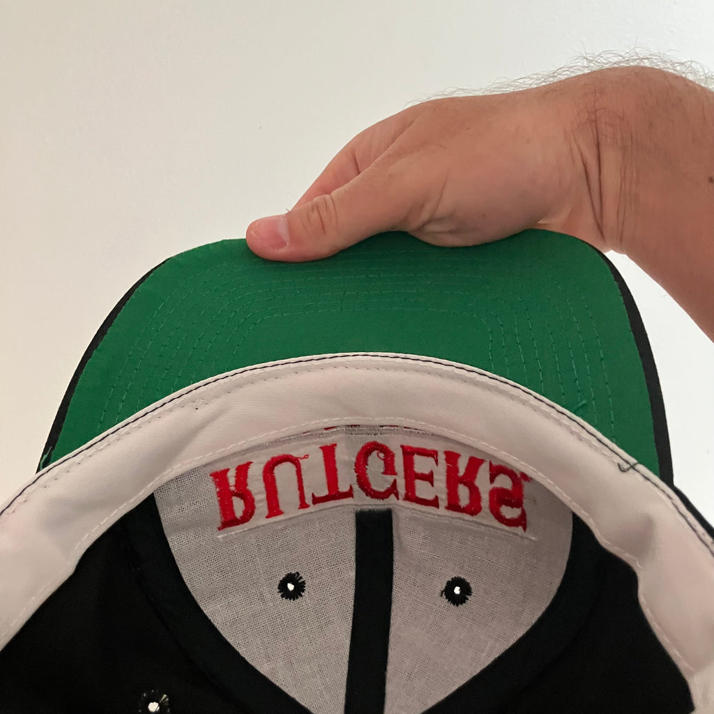 Rutgers Scarlet Knights Black Split Bar Snapback Hat