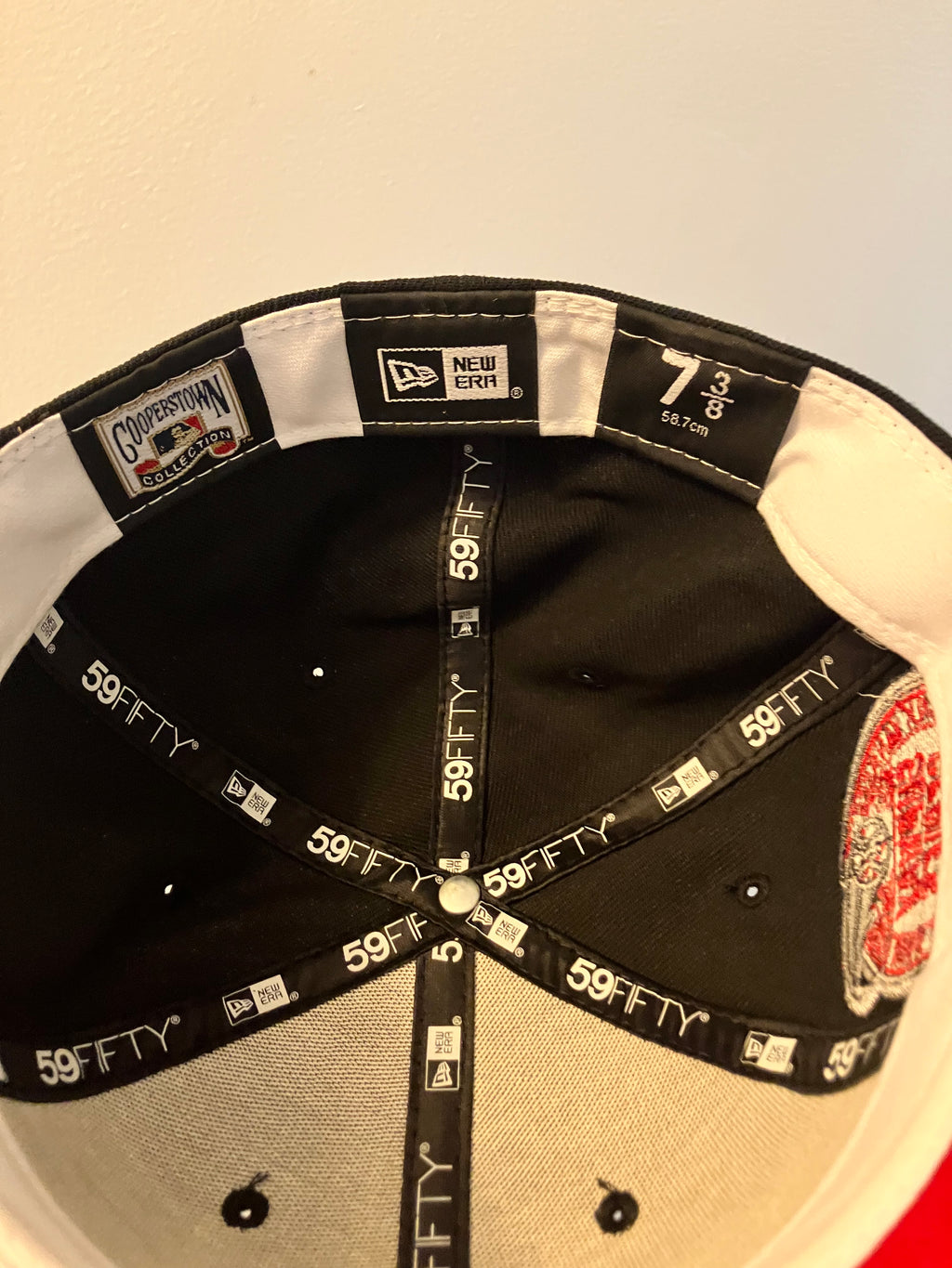 New York Yankees New Era 2000 Subway Series Black Fitted Hat 7 3/8