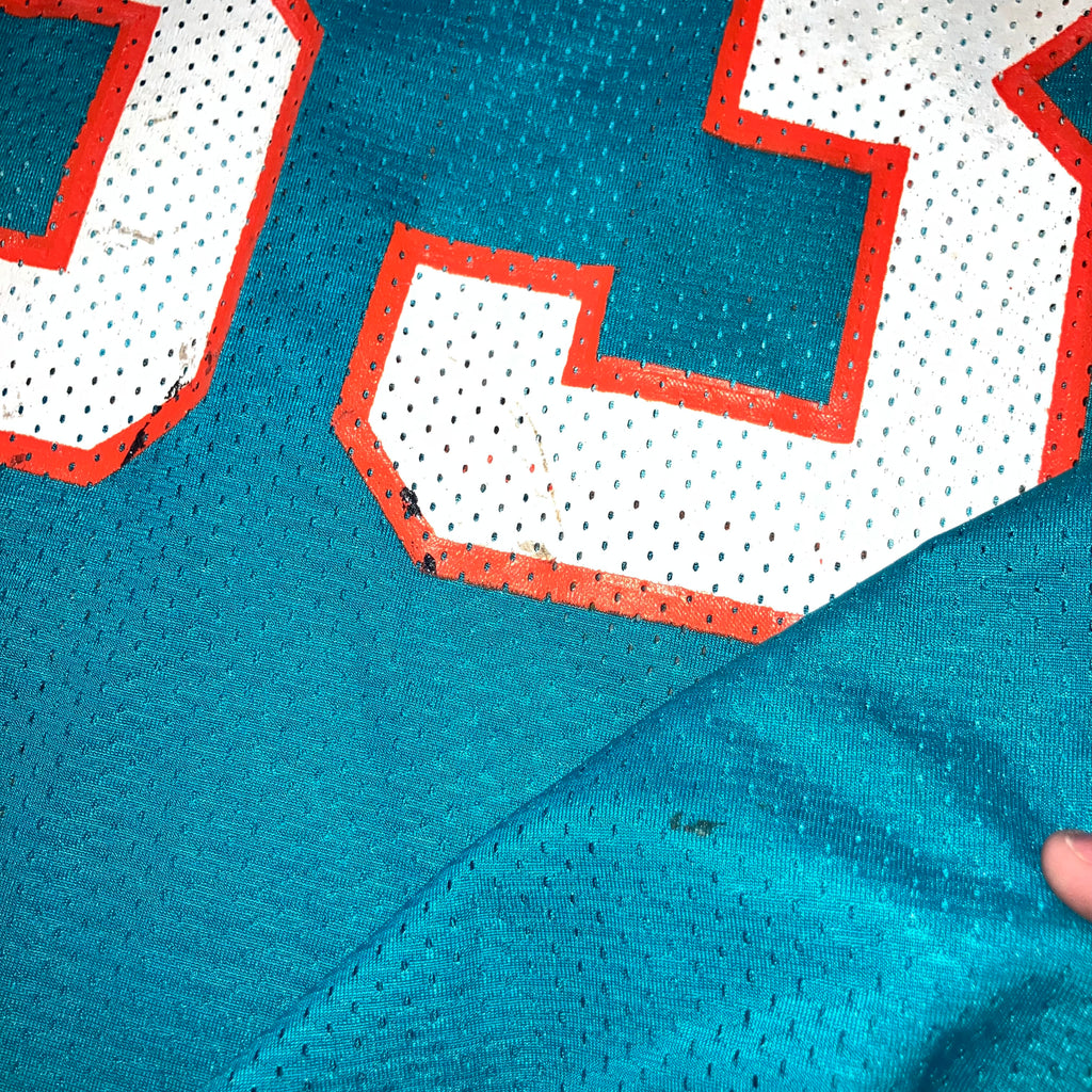 Miami Dolphins #83 Sand-Knit Aqua Jersey Medium