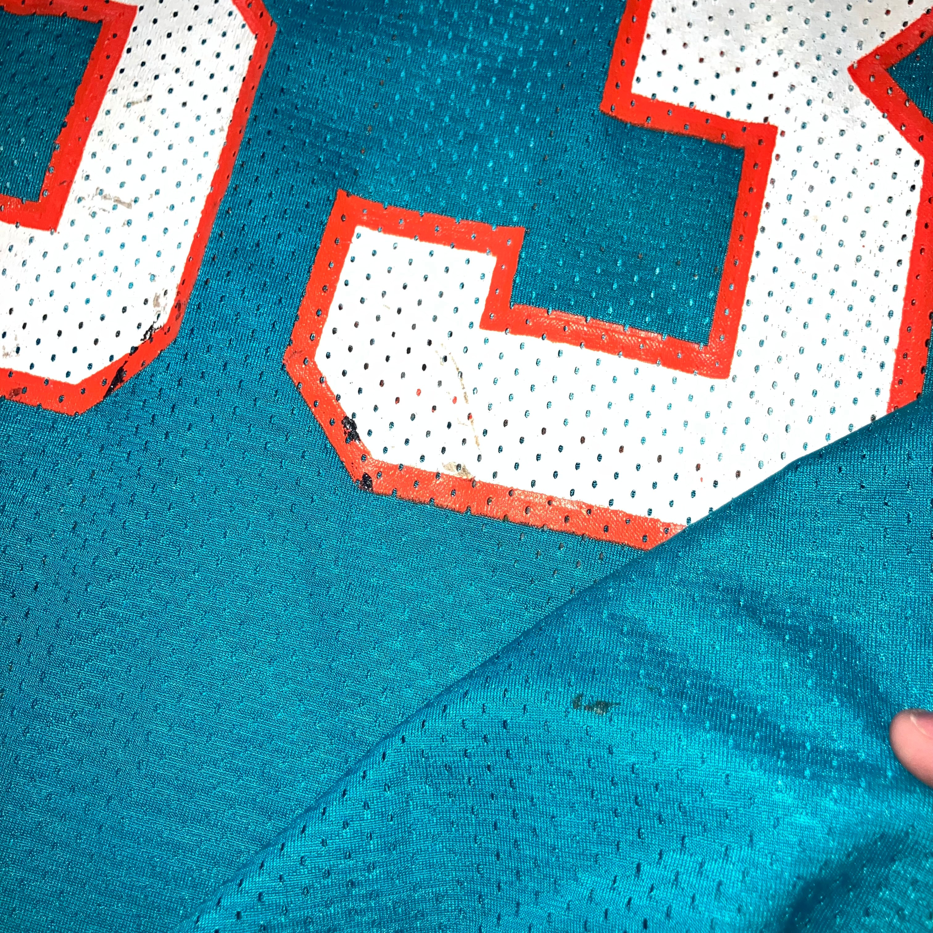 Miami Dolphins #83 Sand-Knit Aqua Jersey Medium