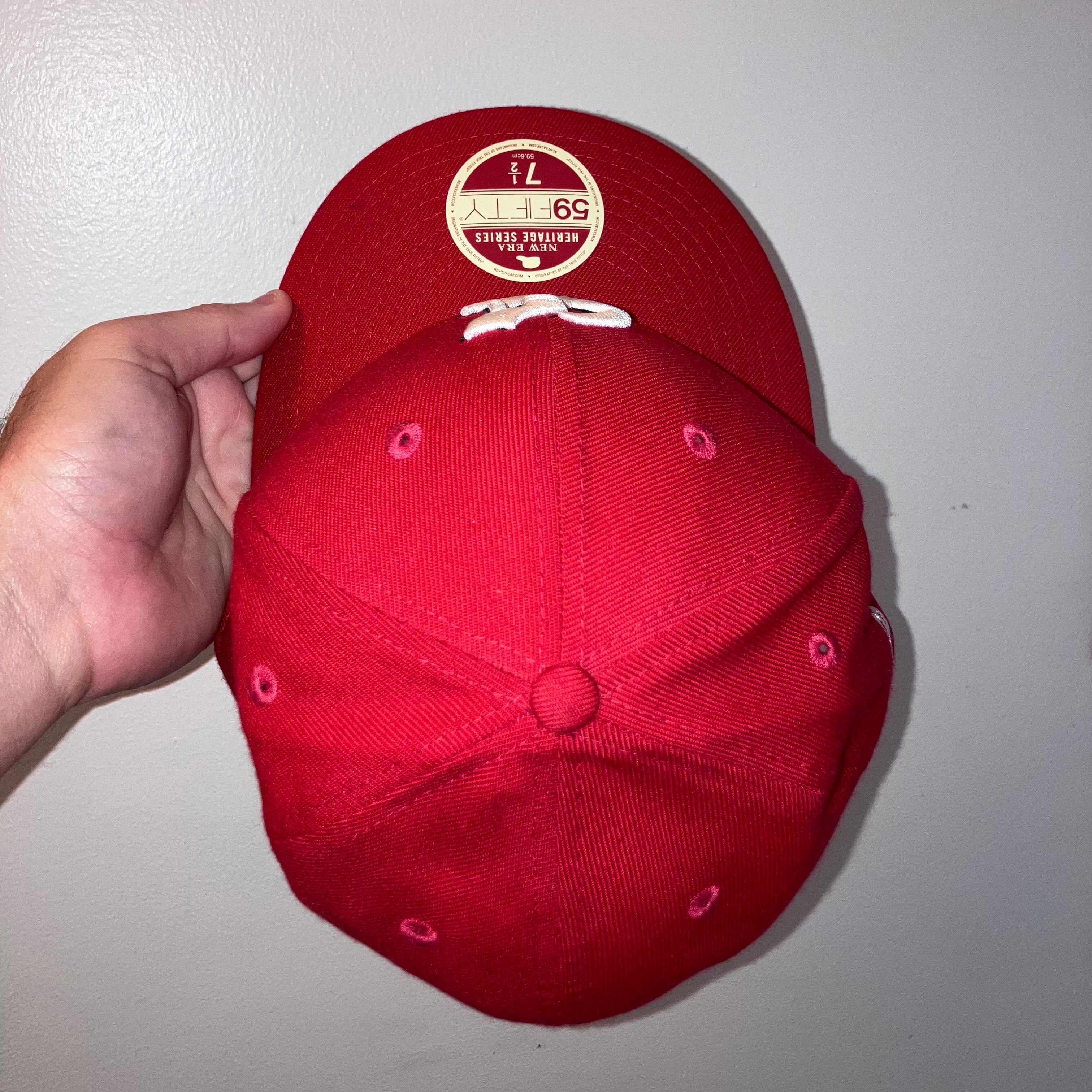 Cincinnati Reds 1880 Heritage Series Fitted Hat 7 1/2
