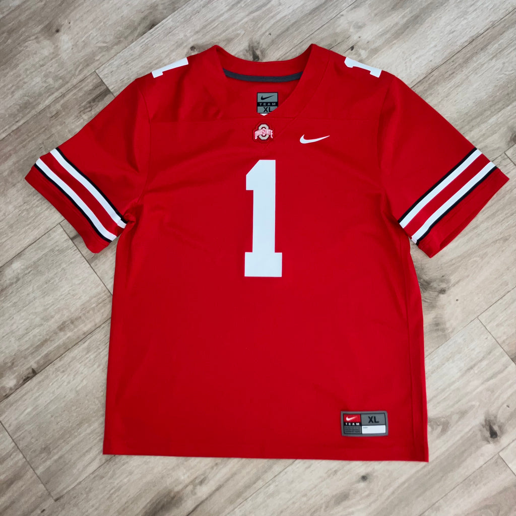 Ohio State Buckeyes Youth Red Nike Jersey XL