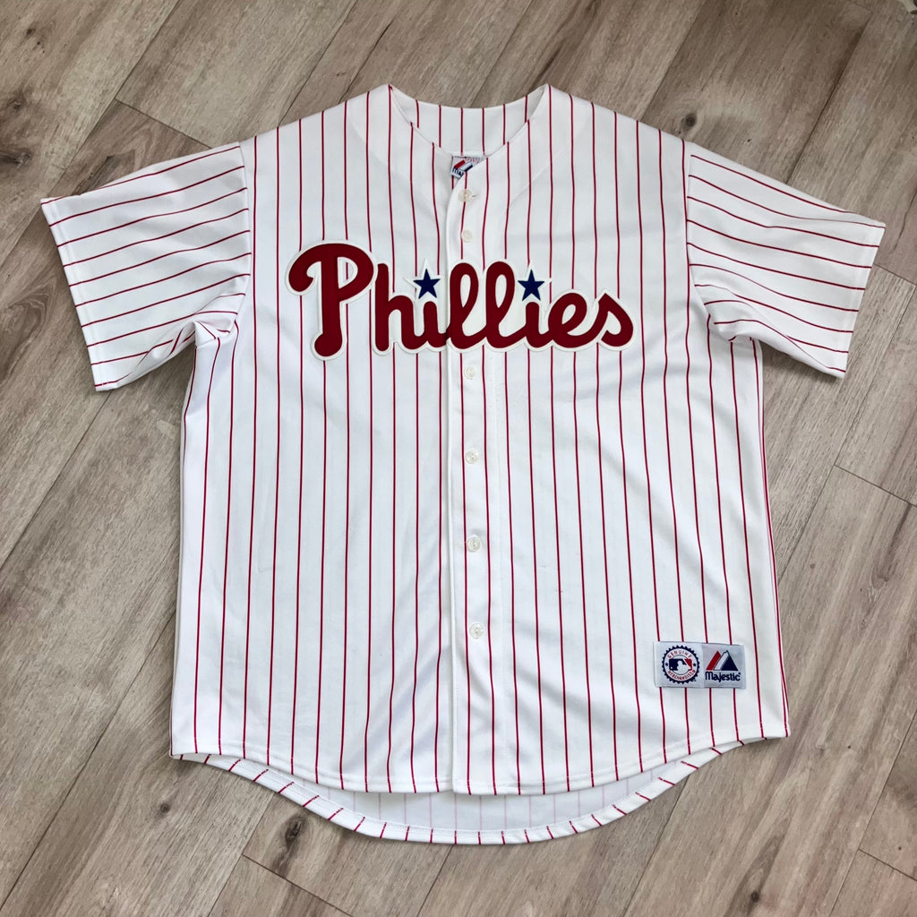 Chase Utley Philadelphia Phillies Home 6400 Majestic Jersey XL