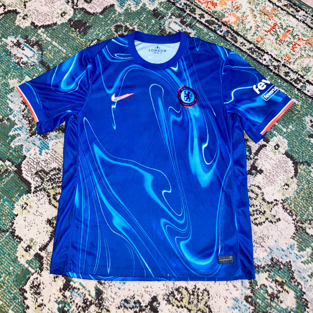 Cole Palmer 2024/25 Chelsea FC Blue Nike Home Jersey Large