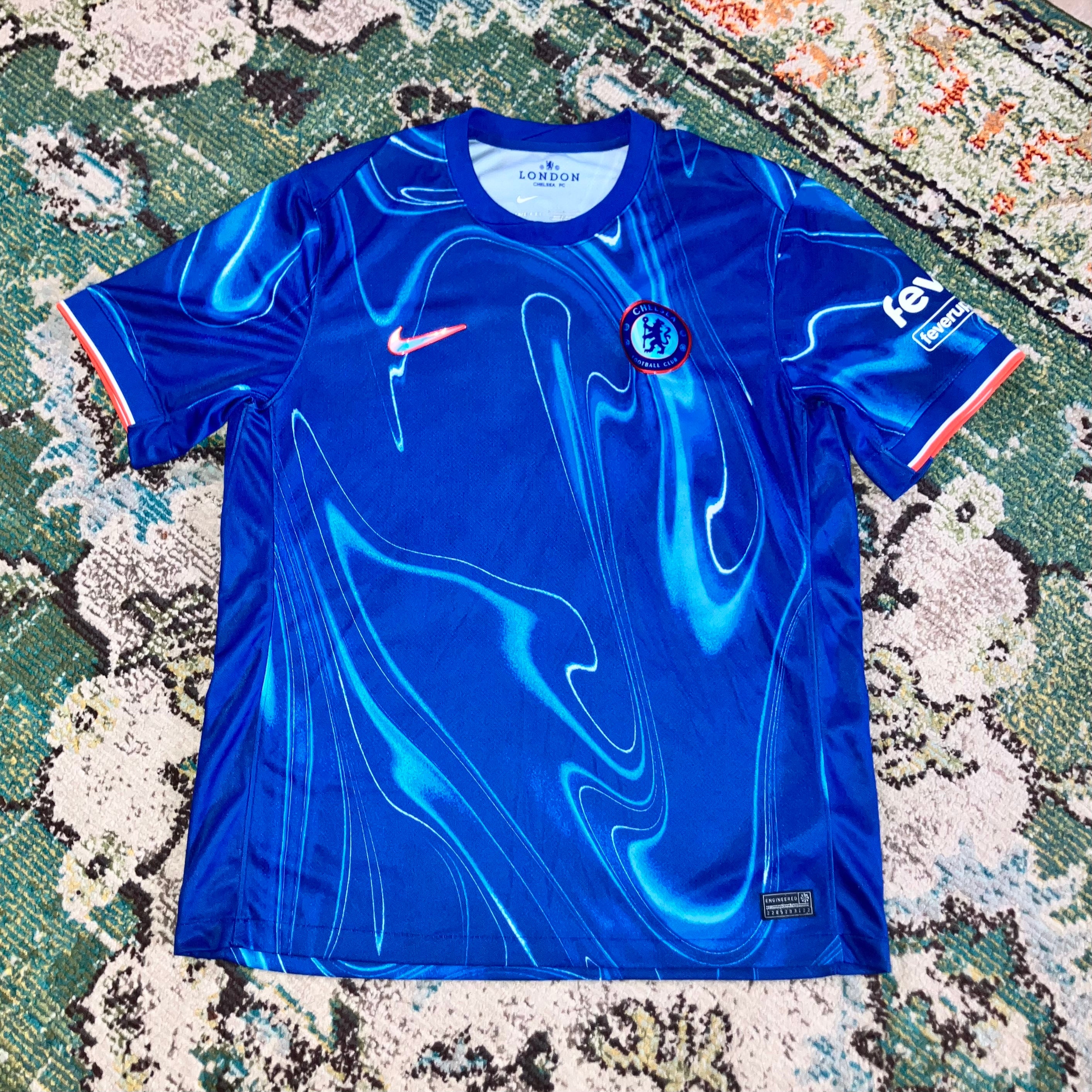 Cole Palmer 2024/25 Chelsea FC Blue Nike Home Jersey Large