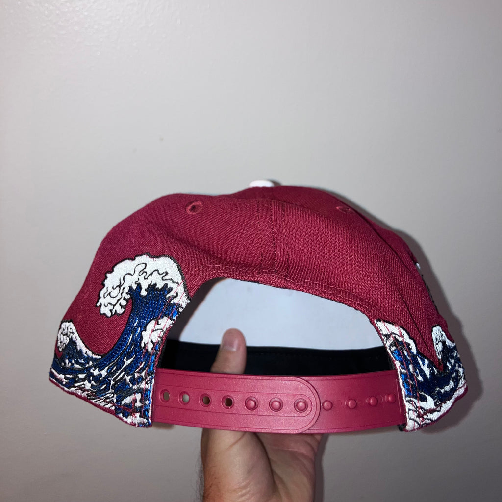 Philadelphia Phillies Tidal Wave Burgundy Cooperstown Snapback Hat