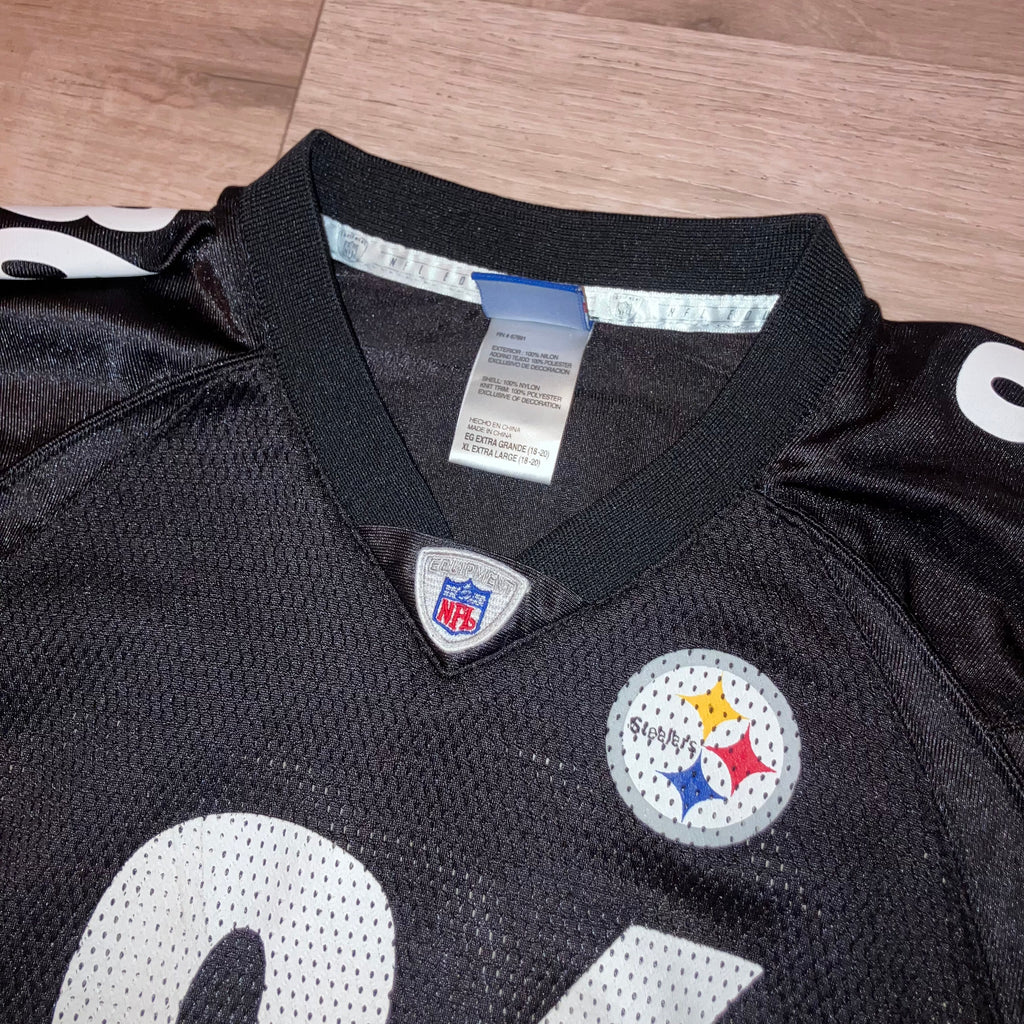 HInes Ward Pittsburgh Steelers Black Reebok Jersey Small