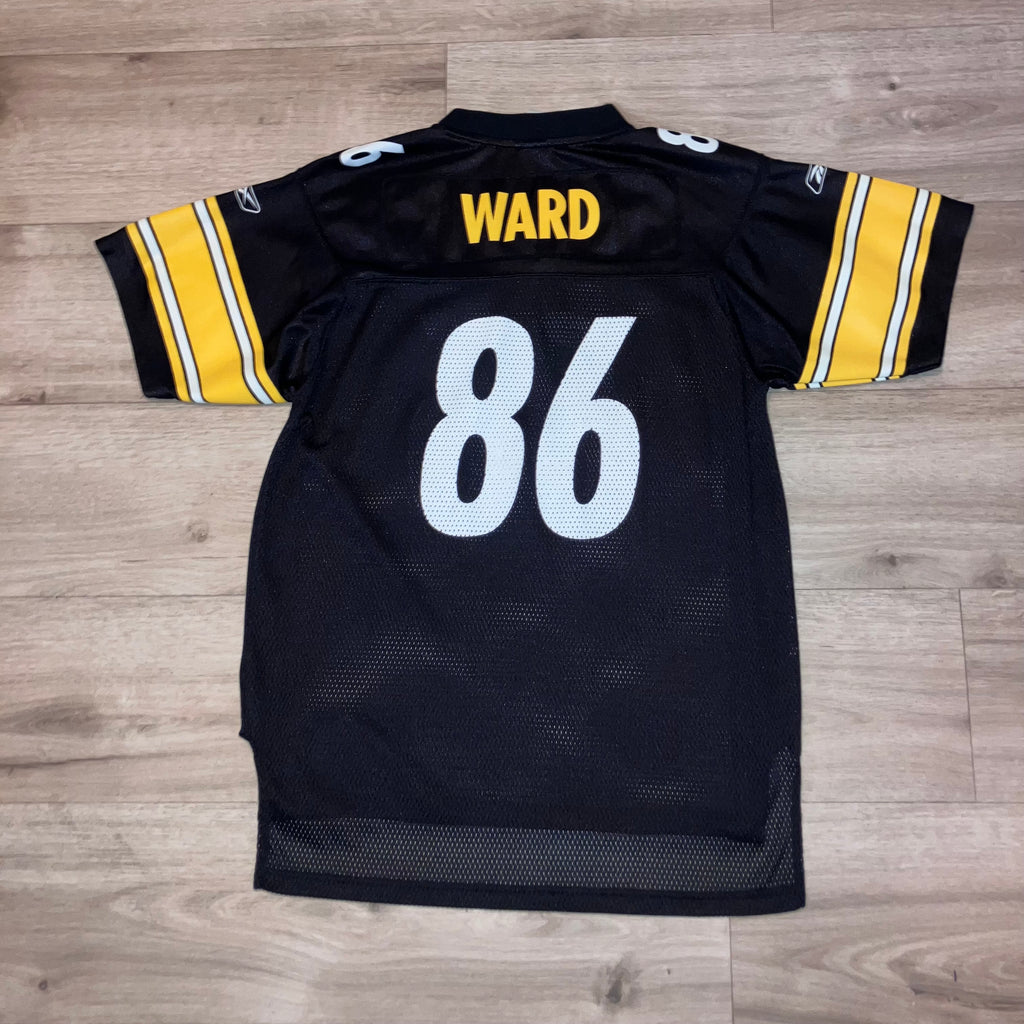 HInes Ward Pittsburgh Steelers Black Reebok Jersey Small