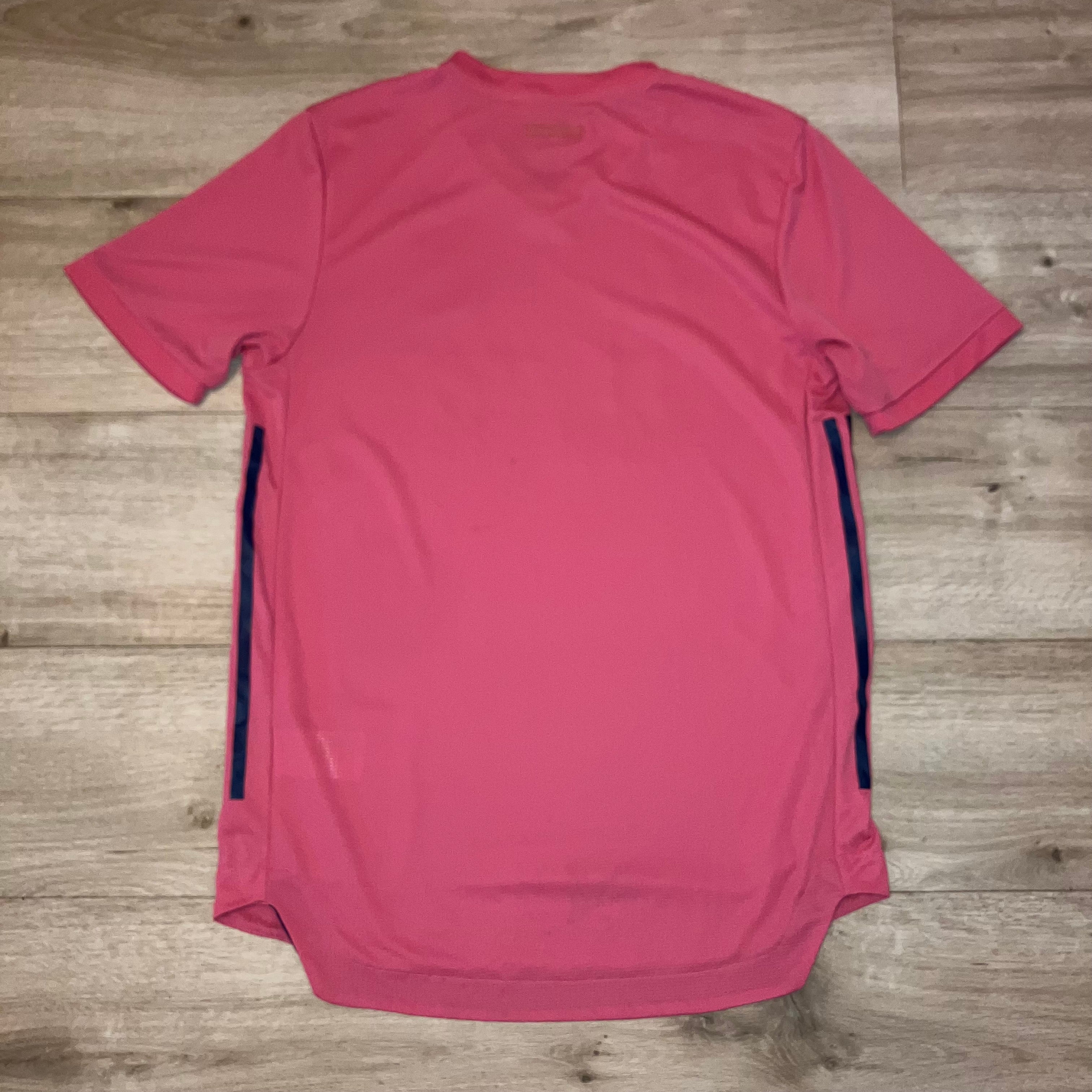 Real Madrid 2020/21 Away Pink Authentic adidas Jersey Medium