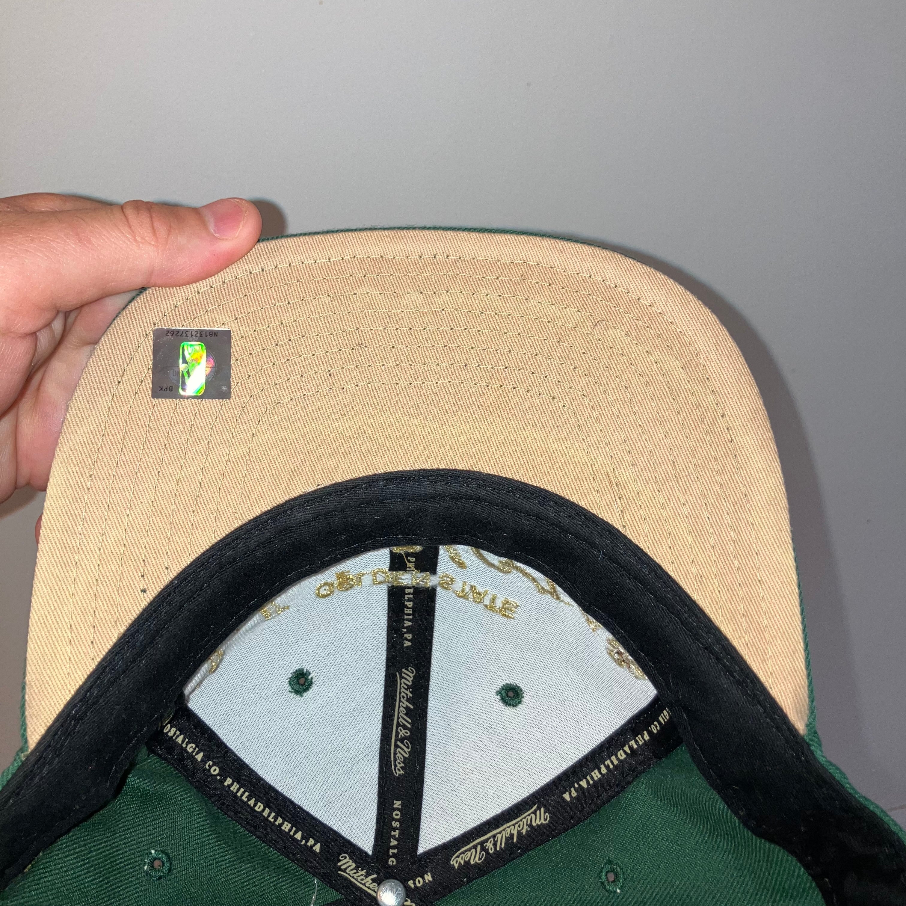 Golden State Warriors Clover St Patrick Snapback Hat Green