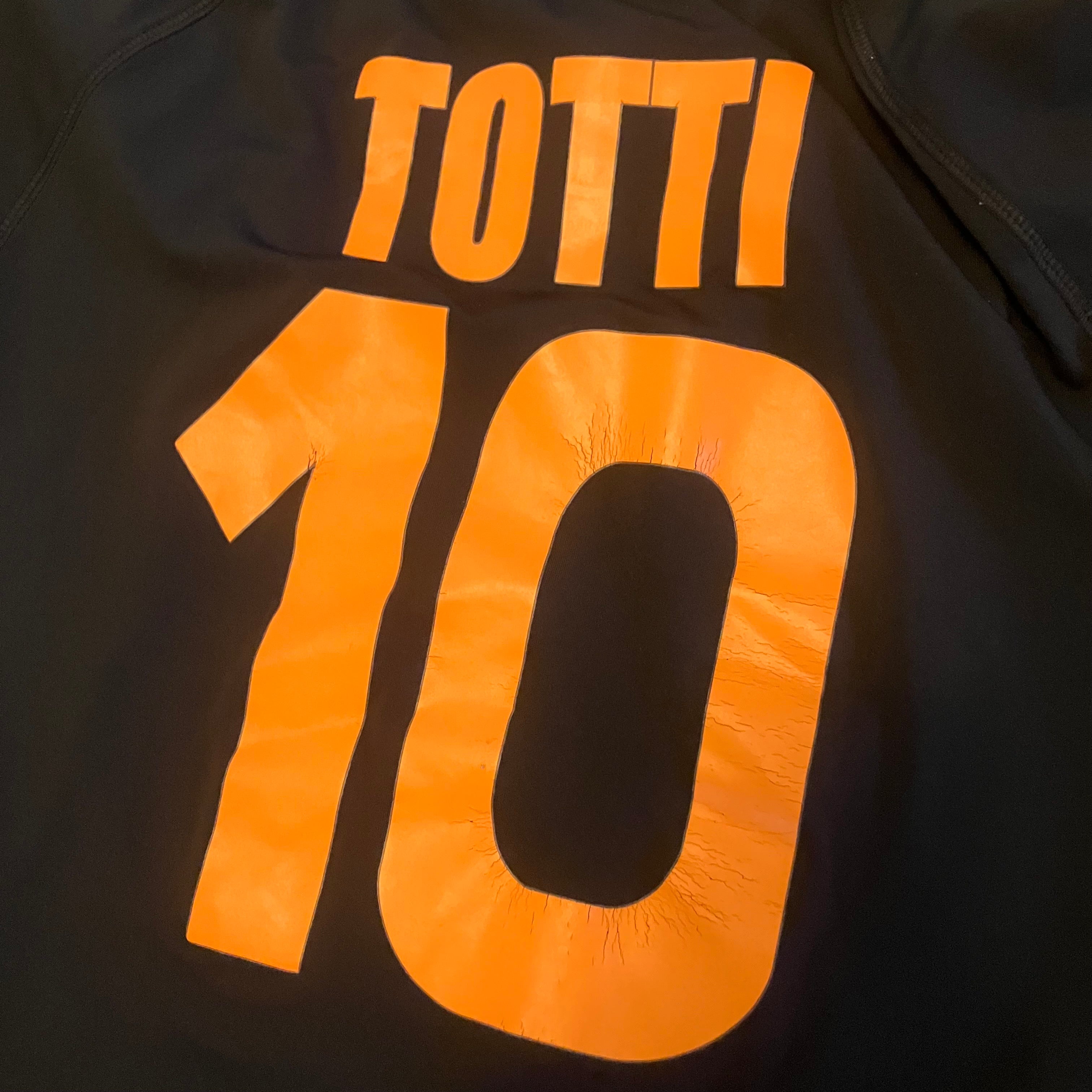 Francesco Totti AS Roma 2009/10 3rd Black Kappa Jersey XL