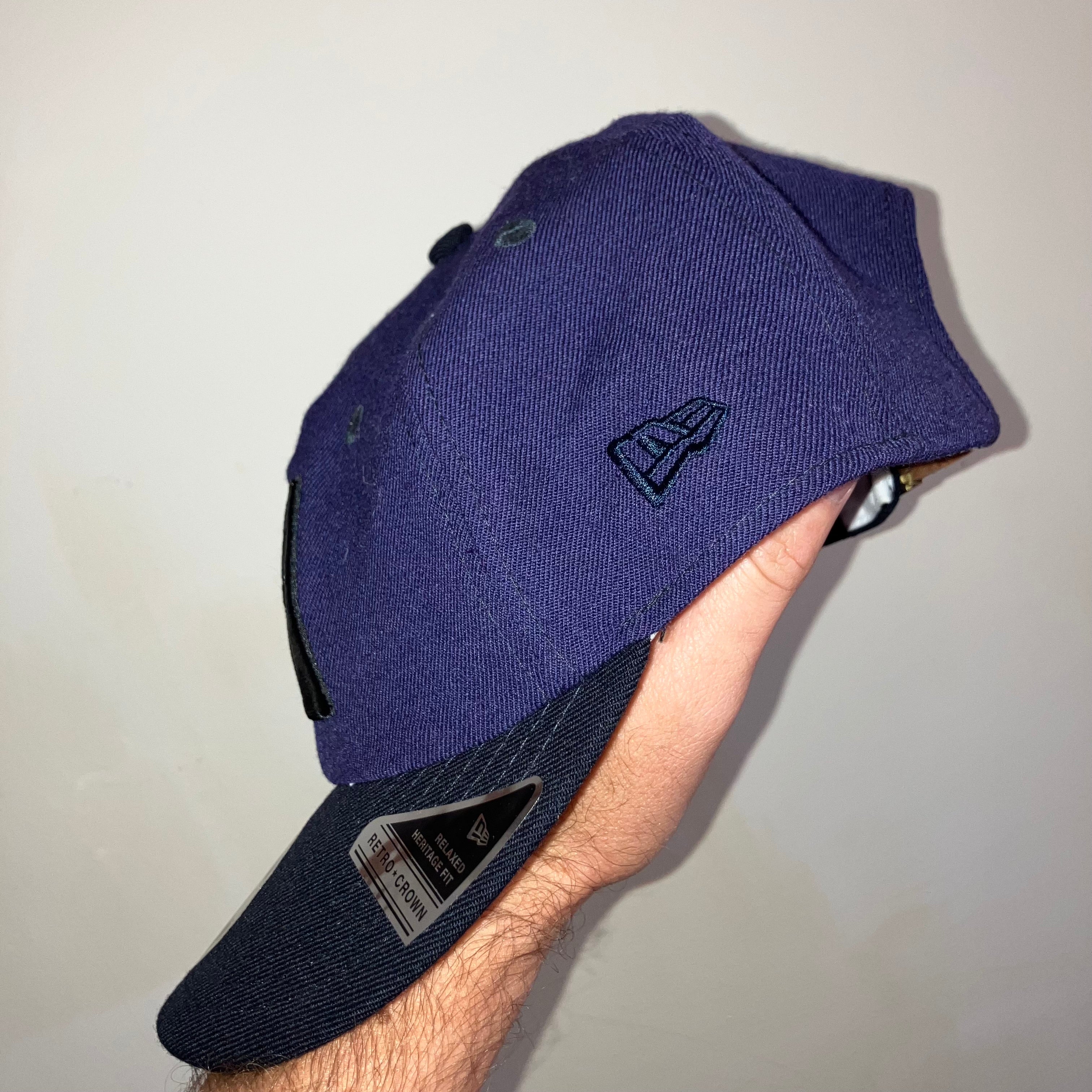 Houston Astros Leather Strapback Wool Retro New Era Hat