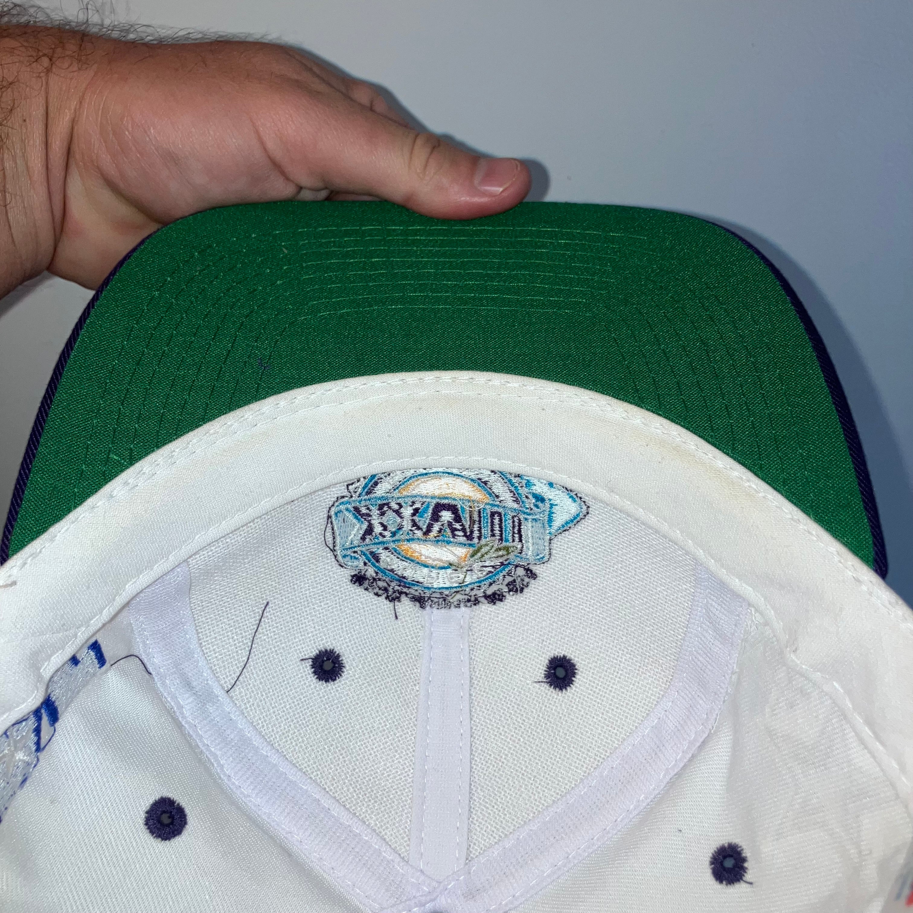 Dallas Cowboys Super Bowl XXVIII Logo 7 Snapback Hat Back to Back