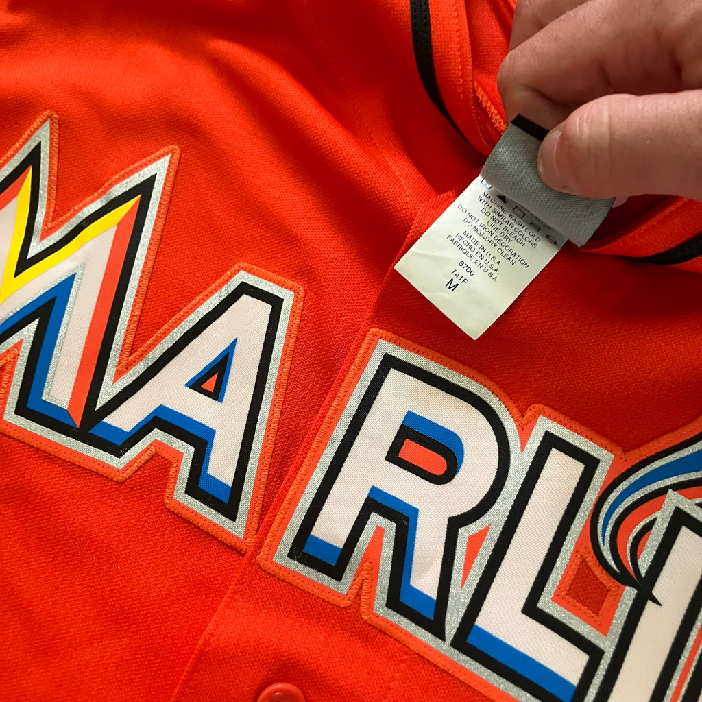 Hanley Ramirez Miami Marlins Orange 6700 Majestic Jersey Medium
