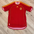 Spain 2006 Home Red adidas Jersey Small