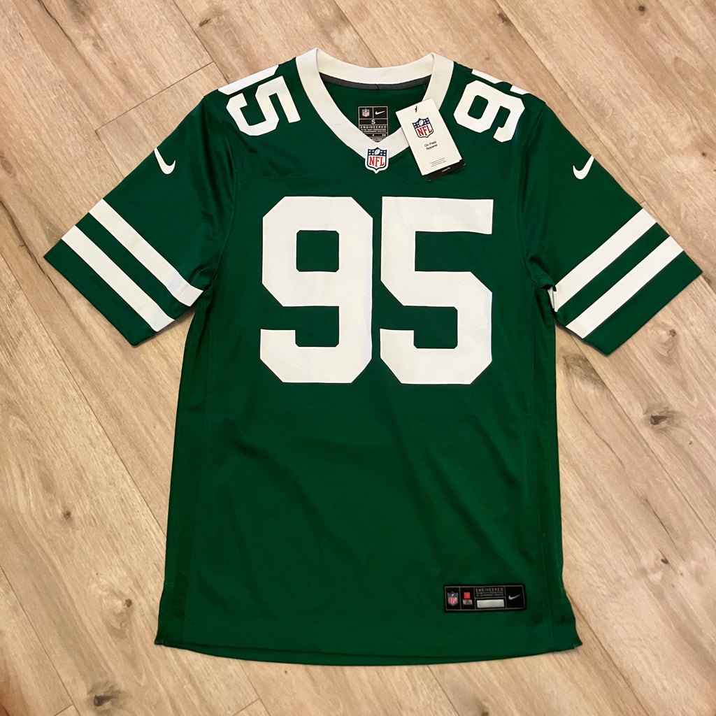 Quinnen Williams 2024 NWT New York Jets Nike Green Jersey Small