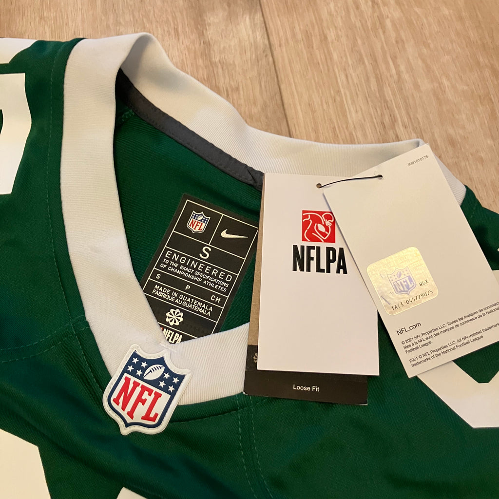 Quinnen Williams 2024 NWT New York Jets Nike Green Jersey Small