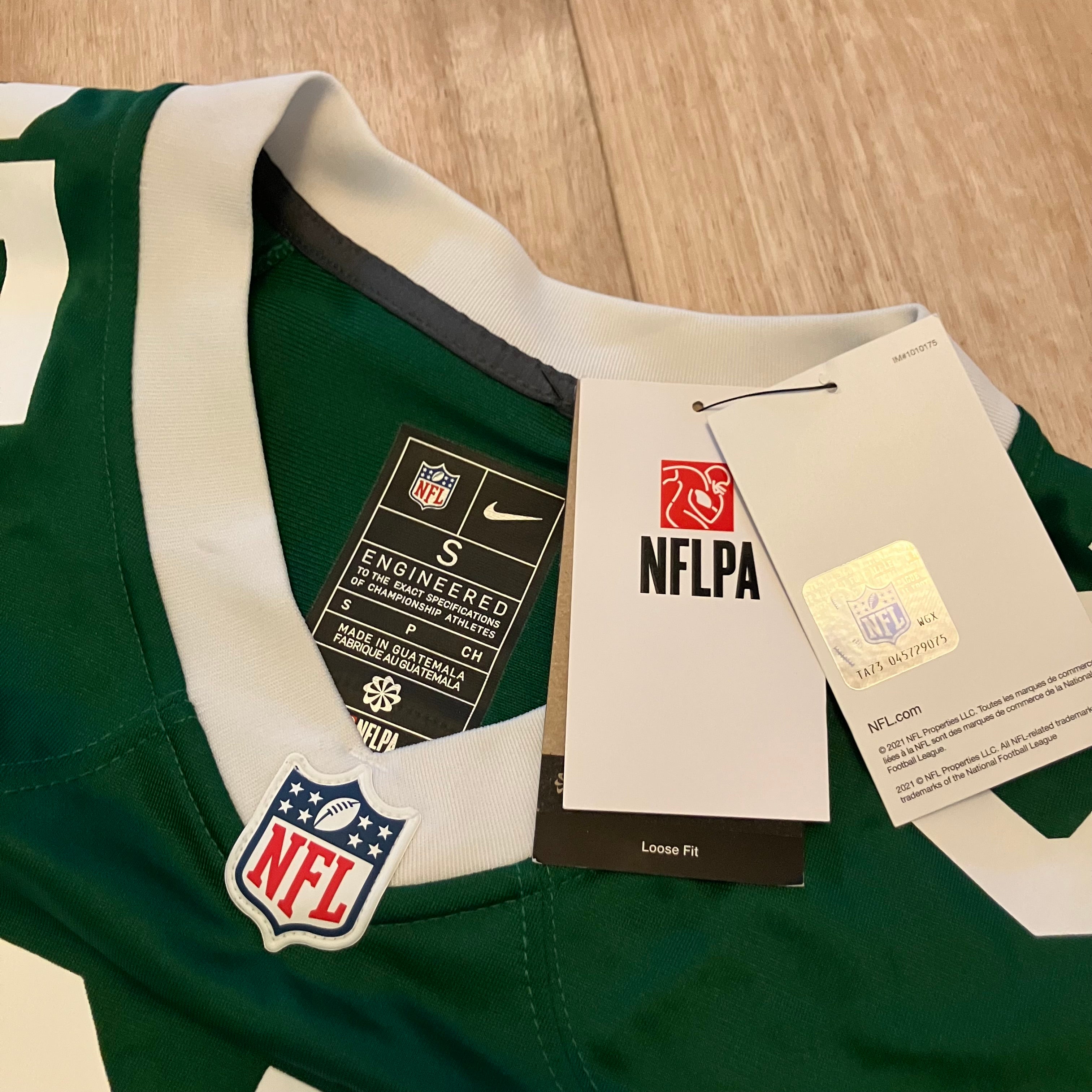 Quinnen Williams 2024 NWT New York Jets Nike Green Jersey Small