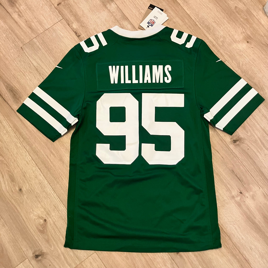 Quinnen Williams 2024 NWT New York Jets Nike Green Jersey Small